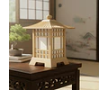 Lámpara En Diseño Casa Japonesa