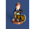 Figura De Javier Milei Con Motosierra