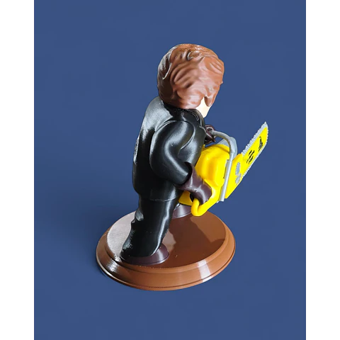 Figura De Javier Milei Con Motosierra