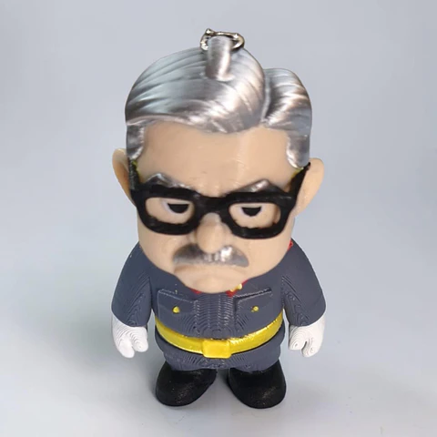 Llavero en Figura Articulada de Augusto Pinochet