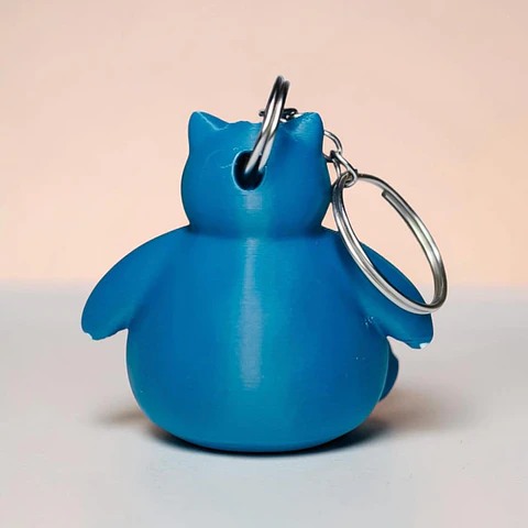 Llavero en Diseño SNORLAX de Pokémon