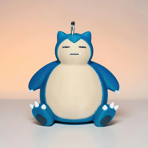 Llavero en Diseño SNORLAX de Pokémon