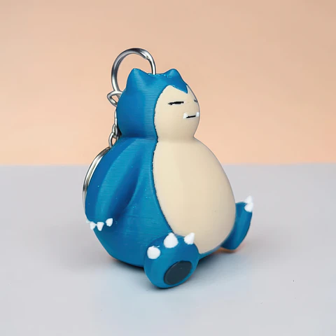 Llavero en Diseño SNORLAX de Pokémon