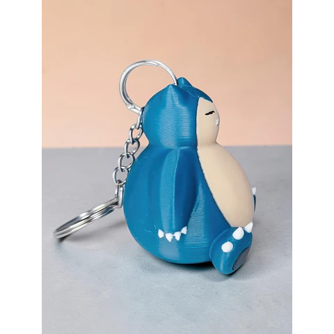 Llavero en Diseño SNORLAX de Pokémon