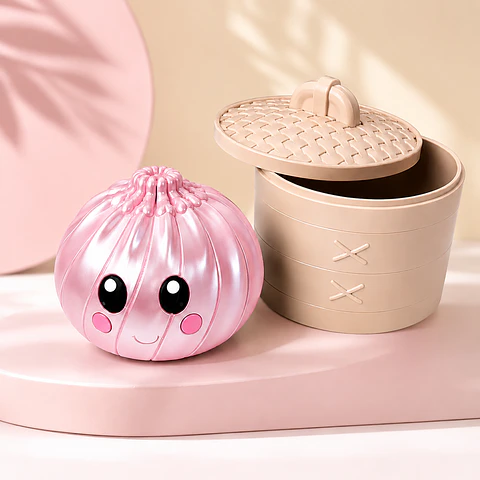  Fidget Toy Juguete Antiestrés Articulado Dumplings Con Canasta