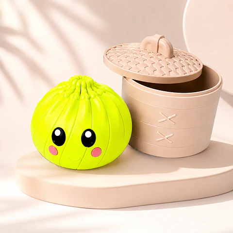  Fidget Toy Juguete Antiestrés Articulado Dumplings Con Canasta