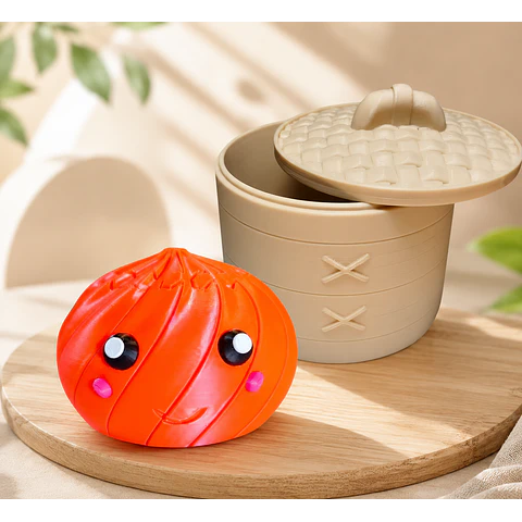  Fidget Toy Juguete Antiestrés Articulado Dumplings Con Canasta