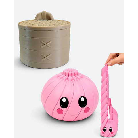  Fidget Toy Juguete Antiestrés Articulado Dumplings Con Canasta