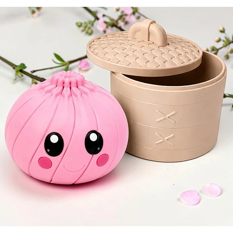  Fidget Toy Juguete Antiestrés Articulado Dumplings Con Canasta