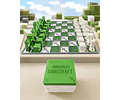 Ajedrez Armable de MINECRAFT con Caja Organizadora 