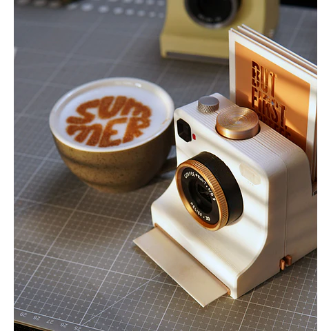 LATTE-SHOT Cámara Instantánea Con Plantillas para Decorar el Café