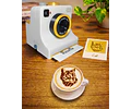 LATTE-SHOT Cámara Instantánea Con Plantillas para Decorar el Café