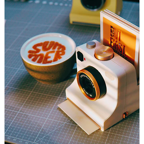 LATTE-SHOT Cámara Instantánea Con Plantillas para Decorar el Café