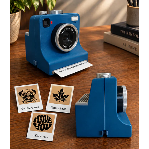 LATTE-SHOT Cámara Instantánea Con Plantillas para Decorar el Café