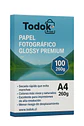 Papel Fotográfico Glossy Premium A4 de 260g 100H - Miniatura 1