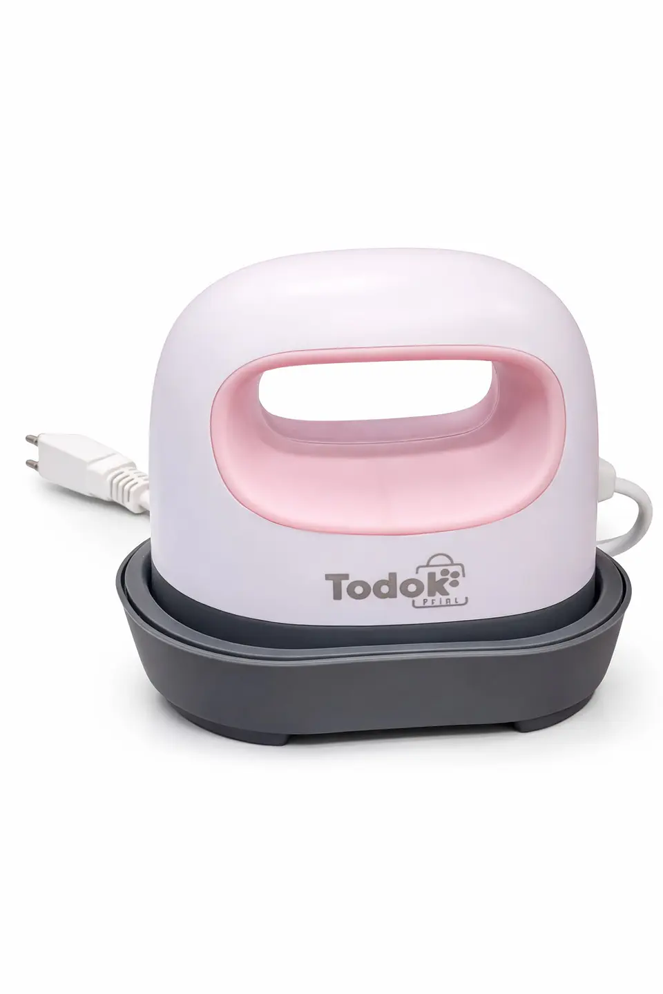 Plancha Estampadora Mini Portátil Transfer Sublimación Rosada 220v 1