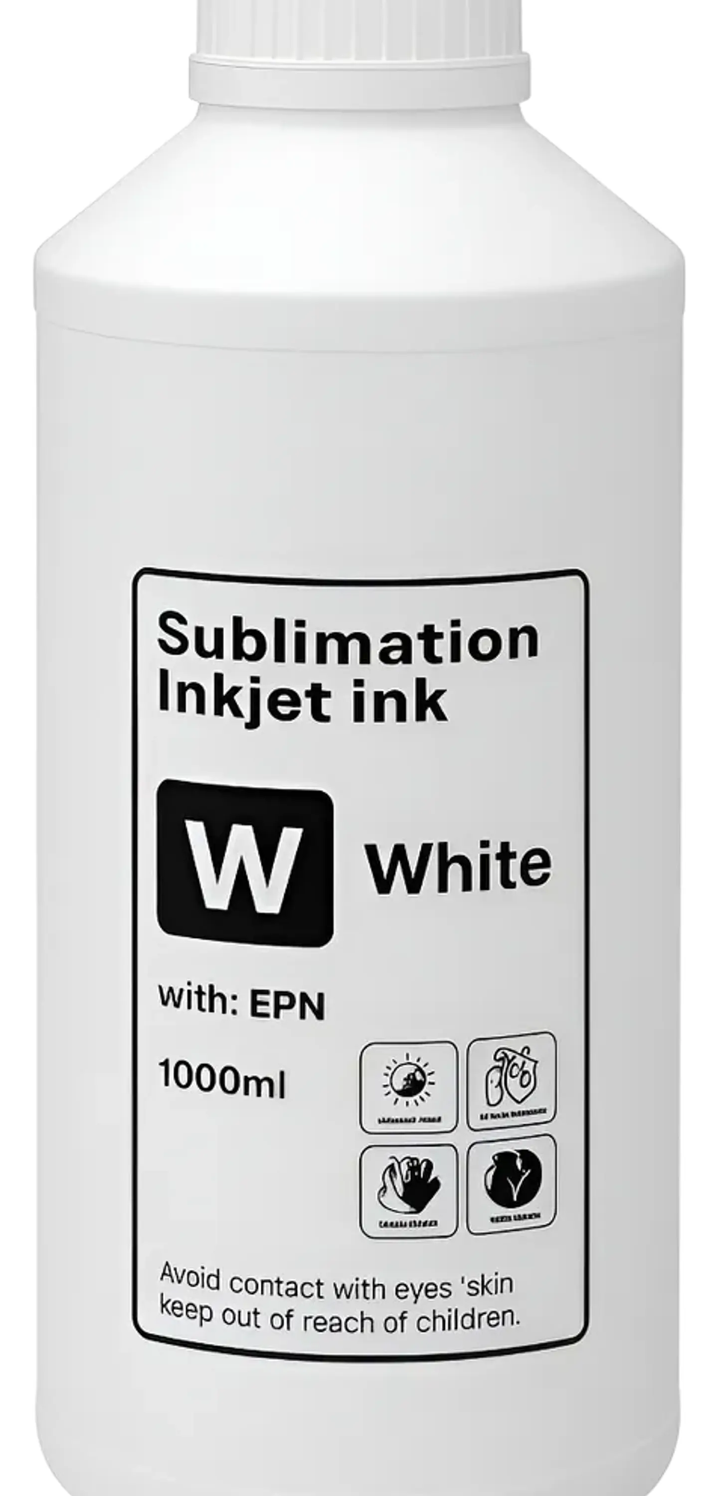 Tinta De Dtf Ink Textil De 1 Litro Premiun Color Blanco / Todok 1