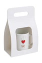 Pack de 36 Cajas Porta Tazones Blancos Sublimables 20x8 cm - Miniatura 1
