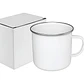 Pack de 10 Tazónes Enlozado Sublimable Borde Plata 12oz - Miniatura 1