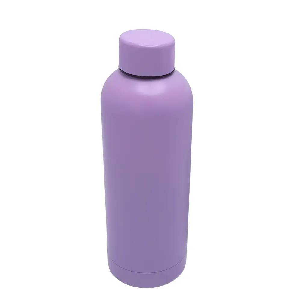 Pack de 10 Botellas Térmica Candy Morado Mate 700Ml 1