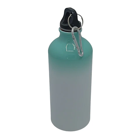 Pack de 10 Botellas Degradada Tapa Mosqueton de 600Ml Verde