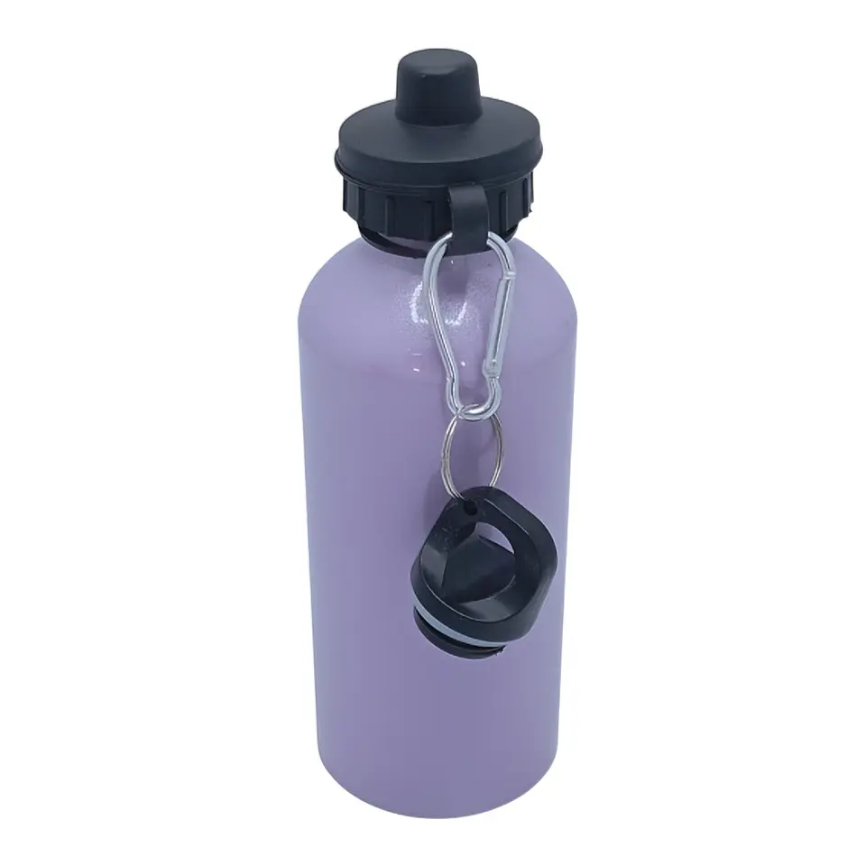 Pack de 10 Botellas Perlada Doble Tapa 600ml Morada 1
