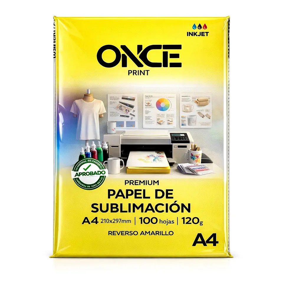Papel de Sublimacion A4 100H 120g Premiun 1