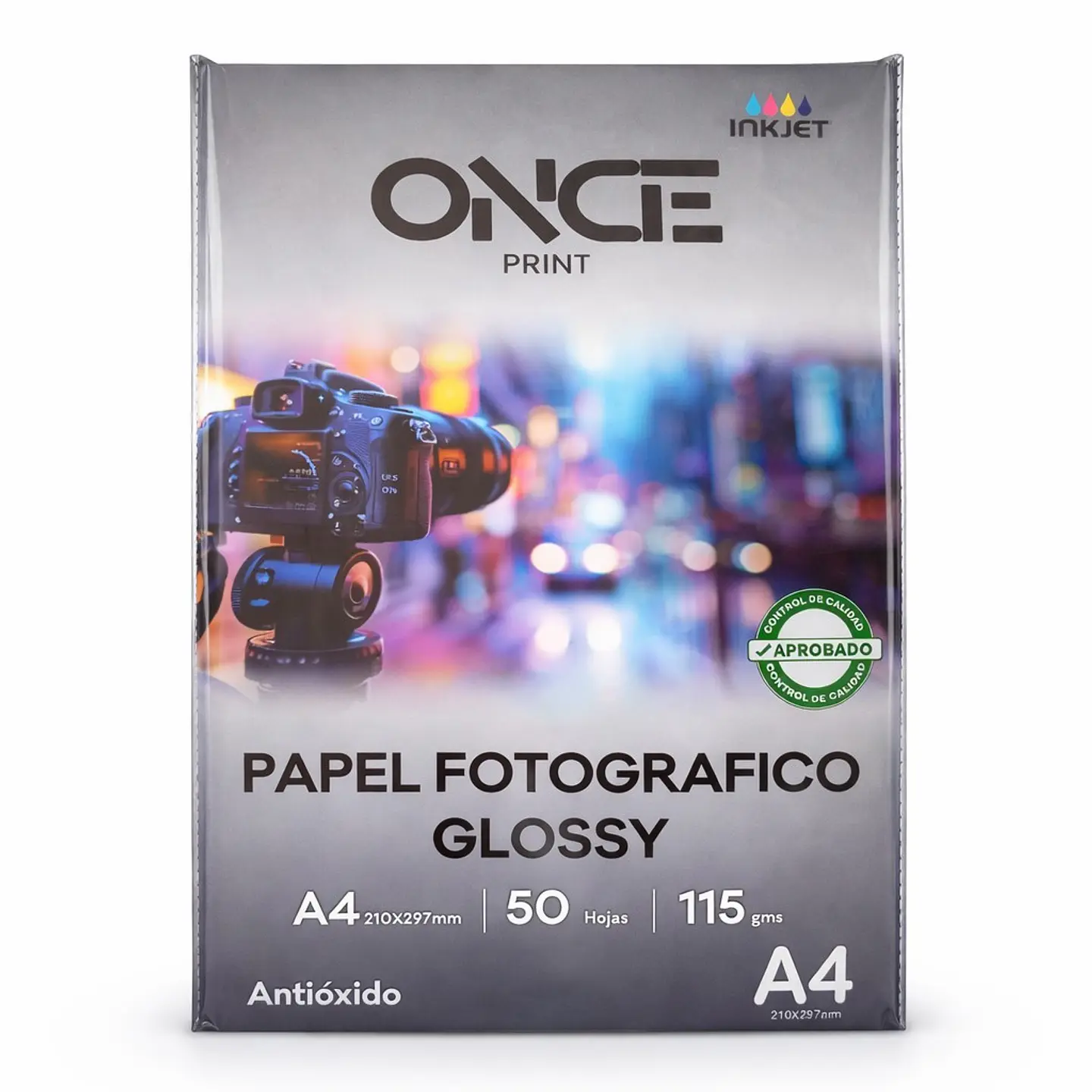 Papel Fotográfico Glossy A4 de 50H 115g 1