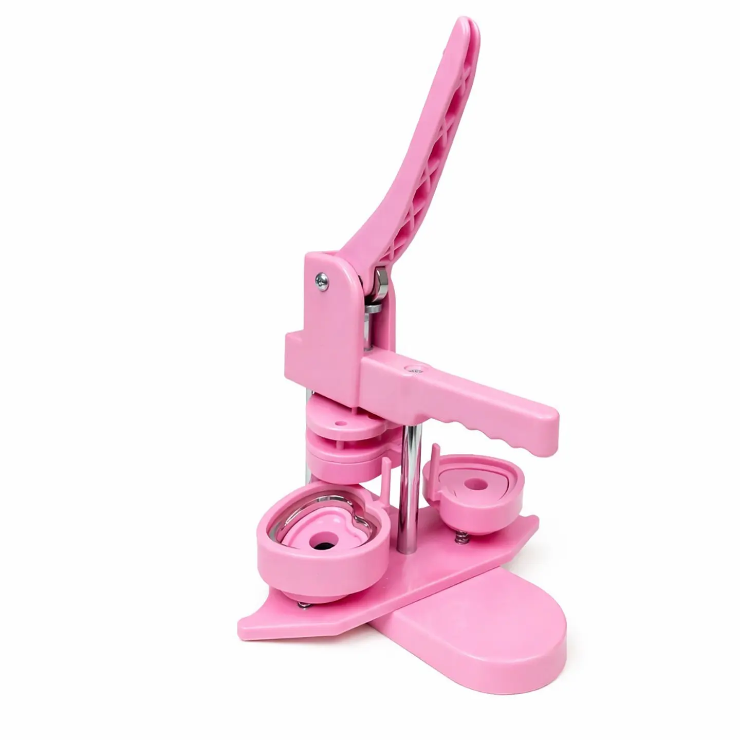 Maquina de Chapitas de Corazones PVC Rosada 1