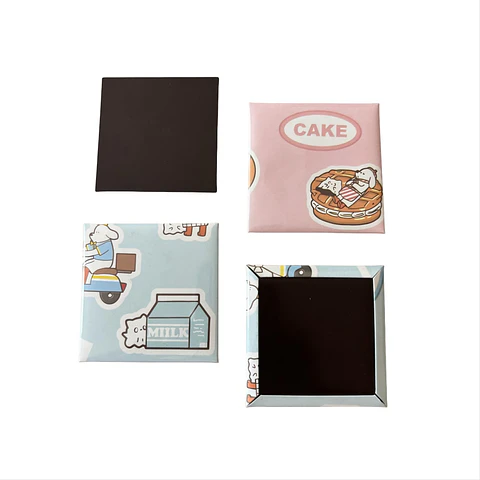 Pack de 100 Consumibles Para Maquina Imanes 5x5 Cuadrada