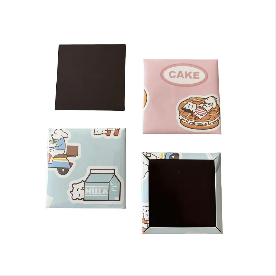 Pack de 100 Consumibles Para Maquina Imanes 5x5 Cuadrada 1
