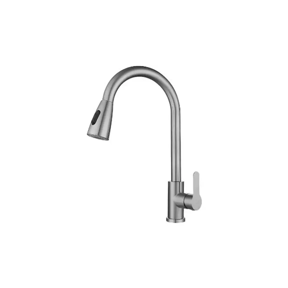 Llave Monomando Lavaplatos Retráctil A11717 1