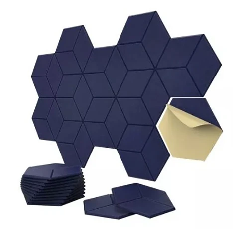 Panel Acústico Hexagonal Autoadhesivo Pack X12 Todokcl