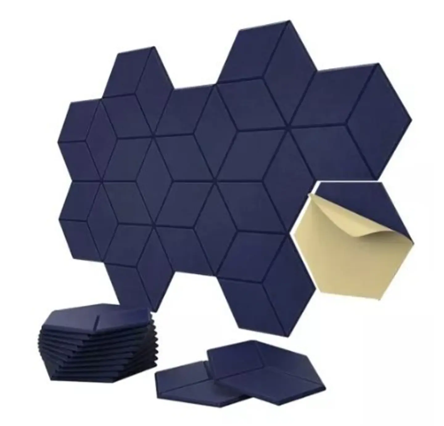 Panel Acústico Hexagonal Autoadhesivo Pack X12 Todokcl 1