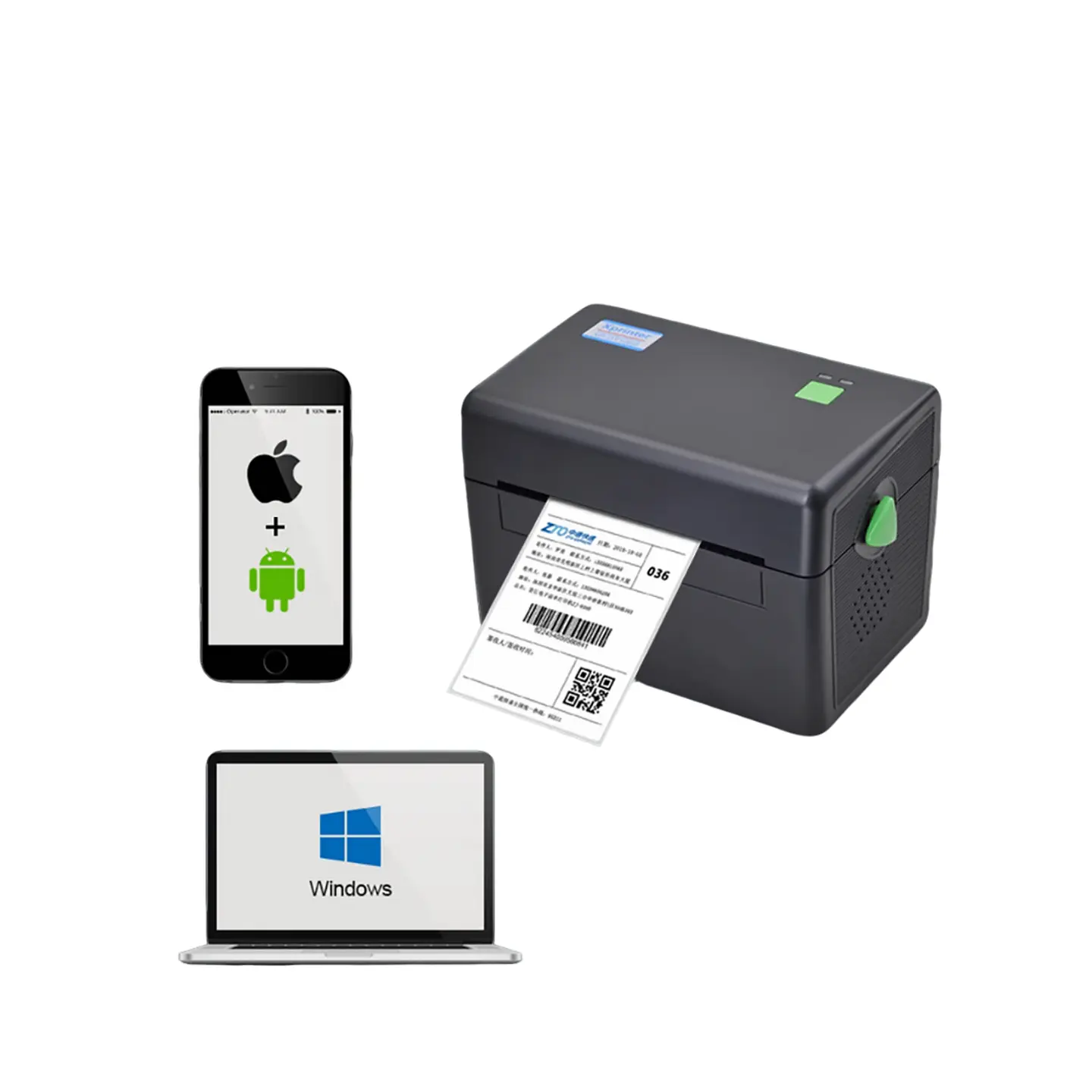 Impresora Térmica Bluetooth Xprinter XP-DT108B + Rollo/Todok 1
