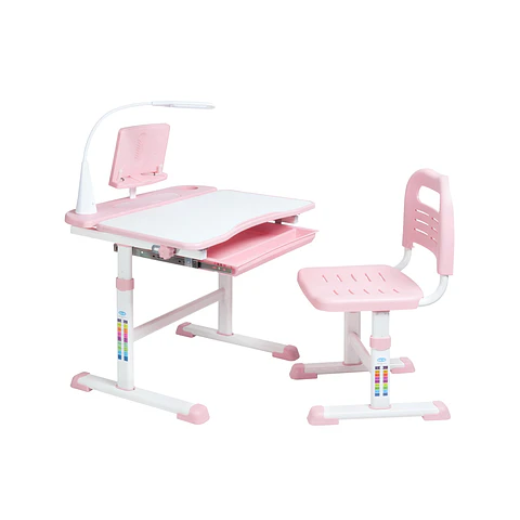 Escritorio de estudios Reclinable Ajustable Niños Rosa / Todokcl