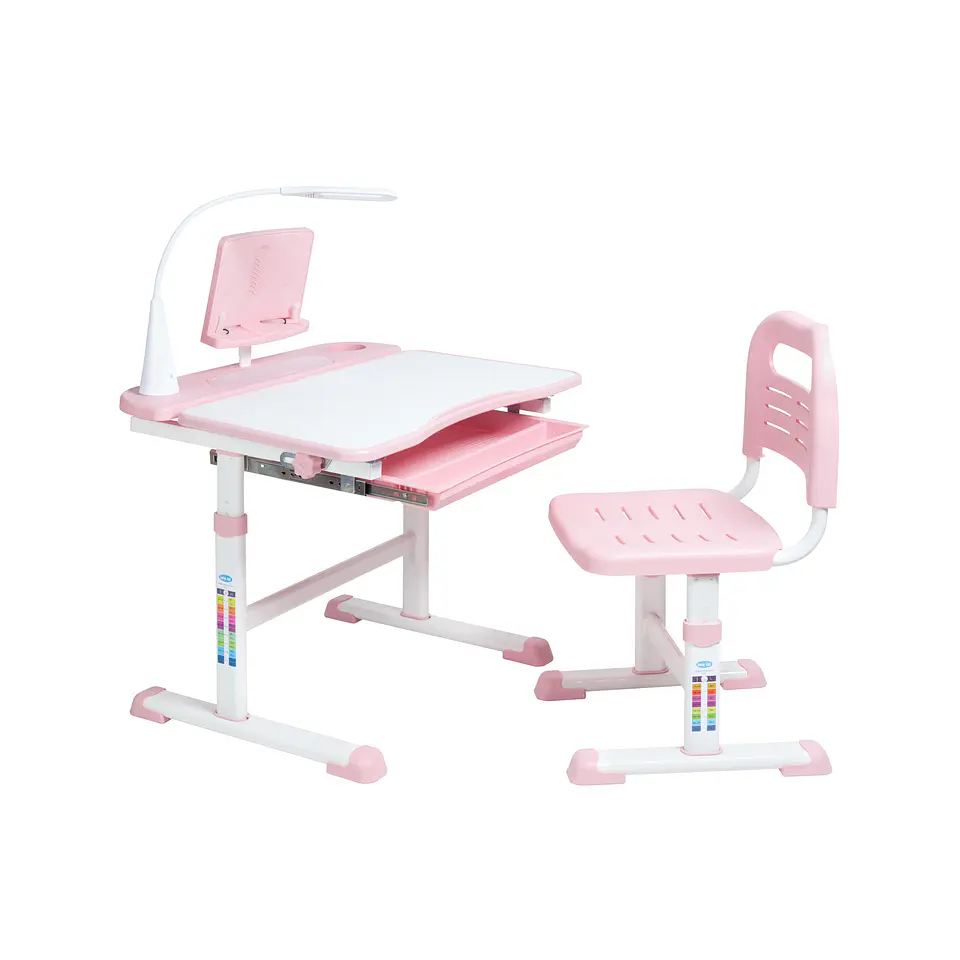 Escritorio de estudios Reclinable Ajustable Niños Rosa / Todokcl 1