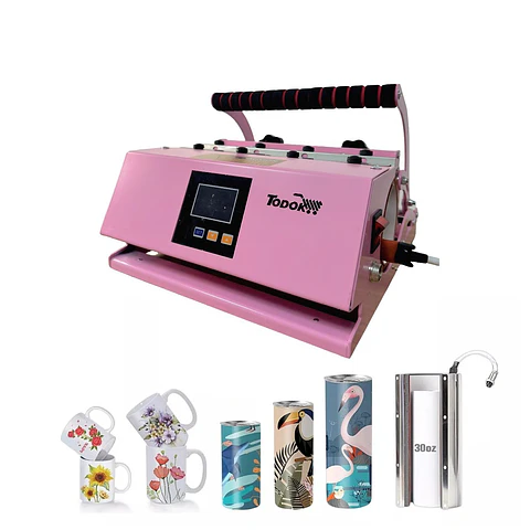 Estampadora De Tazas 11oz, 20oz y 30oz 300w 220v Pink / Todokcl