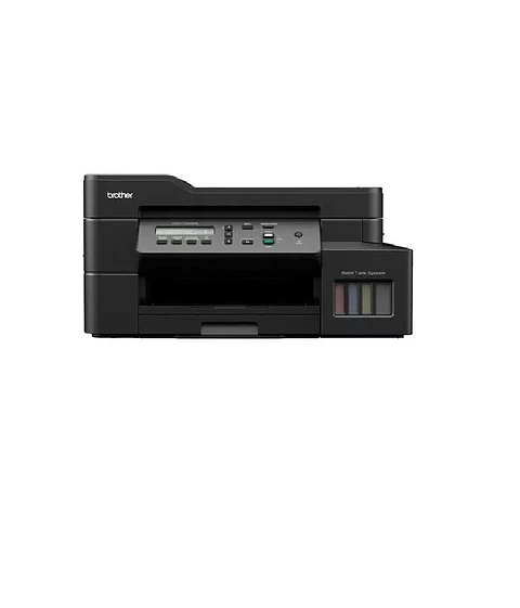 Impresora A Color Multifunción Brother Inkbenefit Tank Dcp-t720dw Con Wifi Negra 220v - 240v