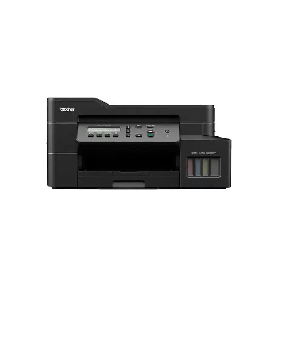 Impresora A Color Multifunción Brother Inkbenefit Tank Dcp-t720dw Con Wifi Negra 220v - 240v 1