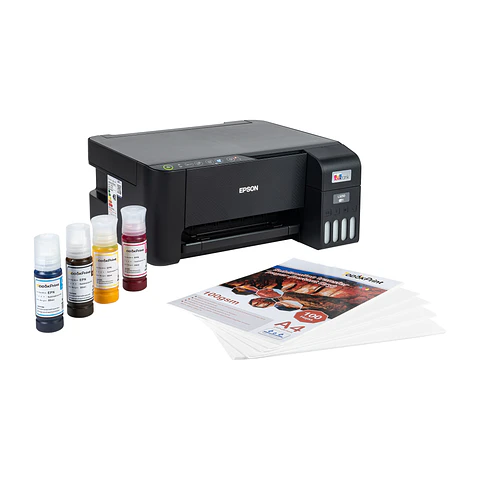 Kit Impresora de Sublimacion Epson L3250 + Hojas + Tintas