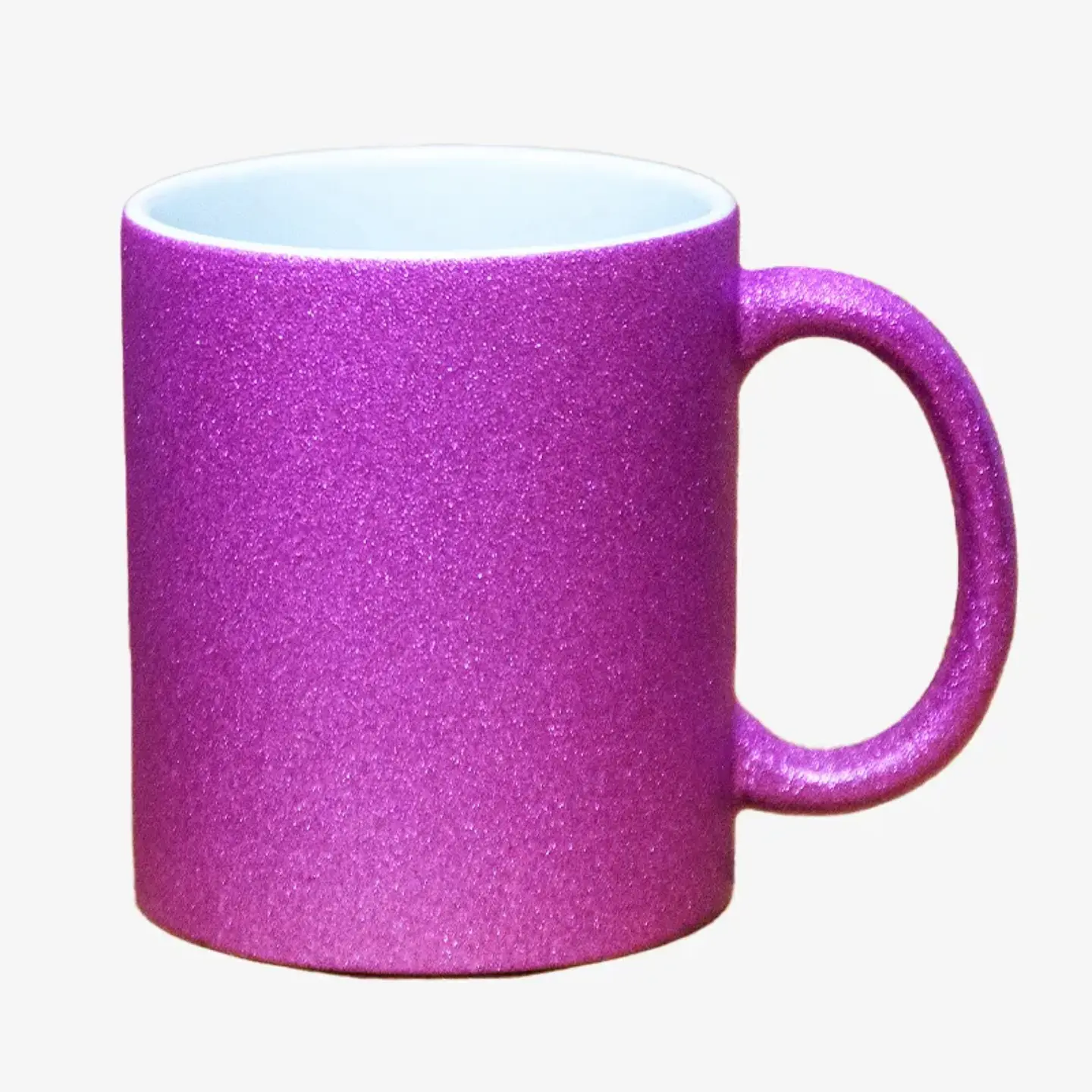 Taza de Cerámica Glitter Purpura Sgram 11oz 36 Unidades 1