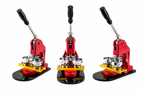 Maquina de Chapitas + Matriz de 58 mm Roja