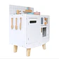 Cocina De Juguete Madera Blanca + Accesorios 63x30x56Cm KIENVY - Miniatura 1