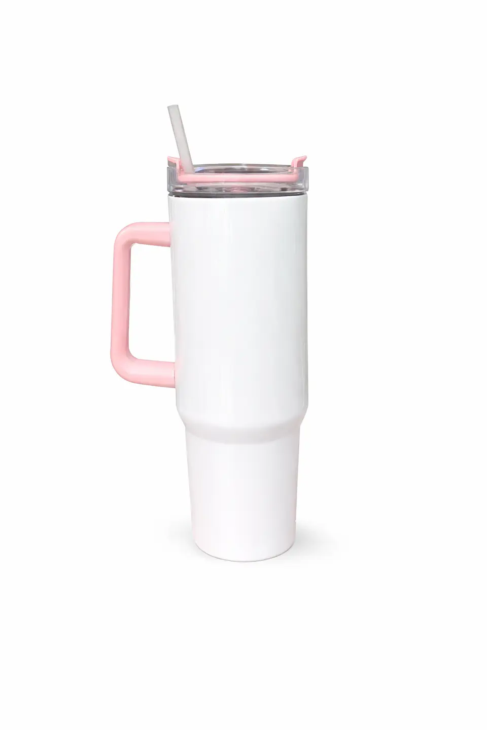 Tazón Térmico Tumbler 40oz Inoxidable Frio Y Calor Asa Rosa 1
