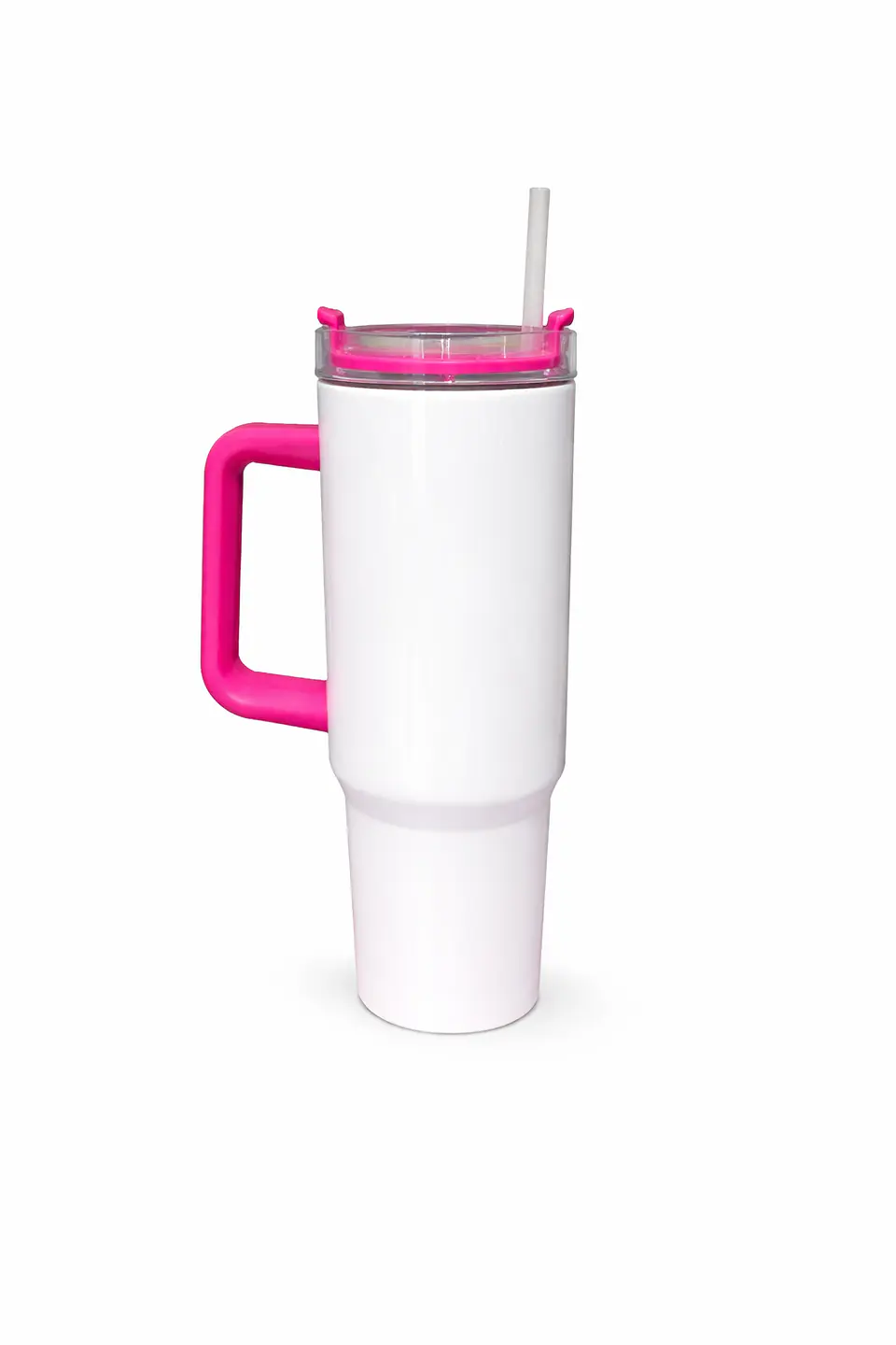 Tazón Térmico Tumbler 40oz Inoxidable Frio Y Calor Asa Fucsia 1
