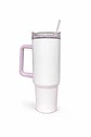 Tazón Térmico Tumbler 40oz Inoxidable Frio Y Calor Asa Lila - Miniatura 1