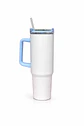 Tazón Térmico Tumbler 40oz Inoxidable Frio Y Calor Asa Azul - Miniatura 1
