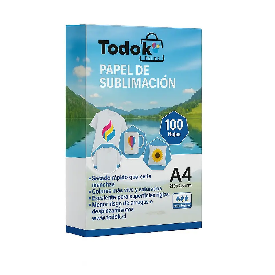Papel de Sublimación 100g A4 100U 1
