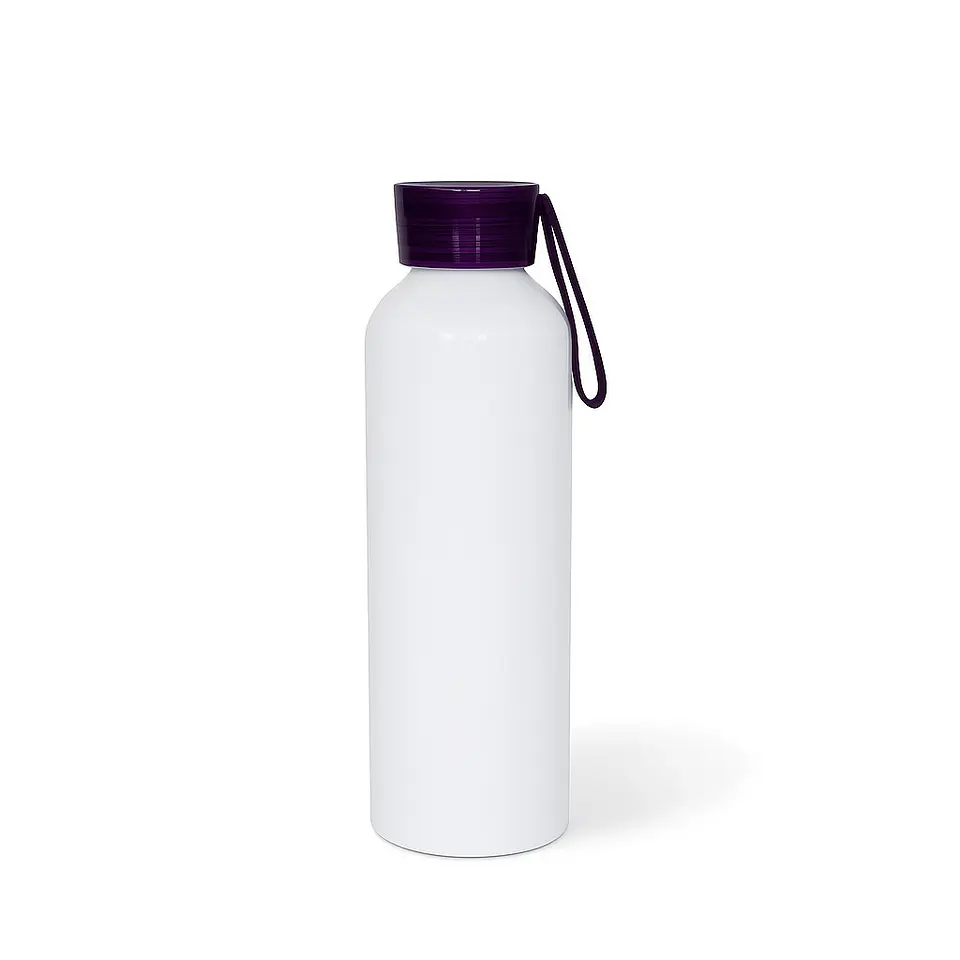 Pack de 12 Botellas Sport Par Sublimación 750ml Tapa Color Morada 1